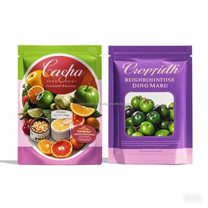 ถุงซิปมันวาวแบบตั้งเปิดปิดได้พิมพ์ลายกำหนดได้เองบรรจุภัณฑ์ถุงบรรจุอาหารและเกลือทำจากพลาสติกที่ทนทาน - Product Image 4