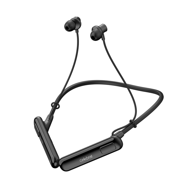 CelebratSE10 Neckband Earphones Wholesale 80H Battery Sports Headphones  6.0  LED Display Vibration Alert