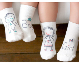 Calzini svegli del fumetto della ragazza del ragazzo dei calzini svegli 100% del cotone dei calzini della squadra del bambino di divertimento su ordinazione all'ingrosso - Product Image 3