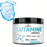 VitaHall Poudre de L-Glutamine Fermentée Pure – Acide Aminé pour la Santé Intestinale, la Barrière Intestinale et le Bien-être Digestif Quotidien