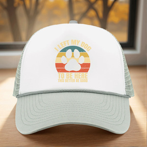 Casquette de baseball 5 panneaux personnalisée en coton pour hommes, broderie 3D New York, kaki, blanc, visière verte, bicolore, couronne moyenne - Product Image 1