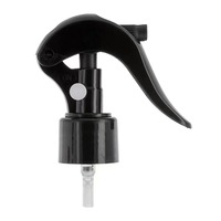 2023 plastique 24/410 mini pulvérisateur à gâchette noir pour bouteille