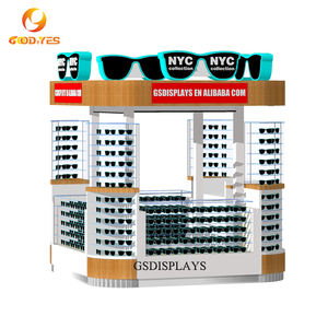 Quiosco de gafas ópticas de madera moderno para escaparates de gafas de sol - Product Image 4