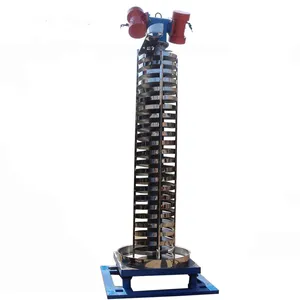 304 Stainless steel water cooling vibrating spiral elevator Vibrating feeder for plastic powder and Particles