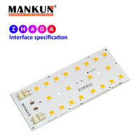 Servicio de Ensamblaje de PCB para Módulos de Alumbrado Público LED de 10W-50W de Una Sola Capa, Personalizados, OEM, SMT, PCBA, Fábrica, Máscara de Soldadura Blanca, ISO9001