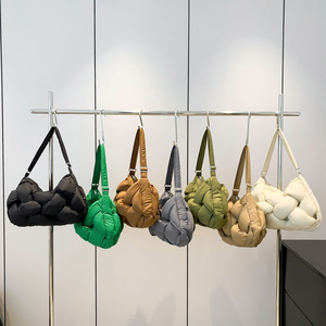 New Nylon Women's Large Capacity Lightweight Shoulder Crossbody Tote <b>Bag</b> Space Cotton Woven With Nylon Tanjing - Product Image 2