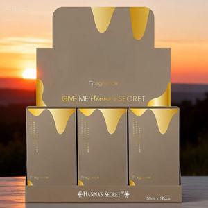 Perfume Hanna's Secret <span class=keywords><strong>de</strong></span> 50 ml, Estilo <span class=keywords><strong>de</strong></span> Oriente Medio, Nuevos Diseños <span class=keywords><strong>de</strong></span> Caja <span class=keywords><strong>de</strong></span> Exhibición, Aroma Dulce a Helado, Fragancia Duradera para <span class=keywords><strong>Mujer</strong></span> - Product Image 4