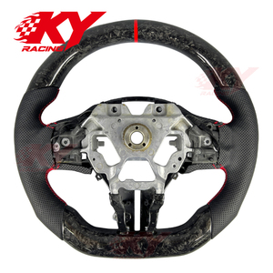 พวงมาลัยคาร์บอนไฟเบอร์แบบกำหนดเองสำหรับ Infiniti Q50 Q50S Q60 Q60S Coupe QX50 QX55 Sport สำหรับ Nissan Skyline Nismo GT - Product Image 4