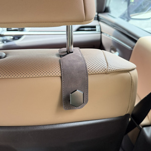 Pair Pack pelle scamosciata e Cover ABS con gancio in lega di zinco accessori interni <span class=keywords><strong>per</strong></span> <span class=keywords><strong>Auto</strong></span> <span class=keywords><strong>Auto</strong></span> <span class=keywords><strong>per</strong></span> schienale - Product Image 3