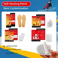 Chauffe-pieds ultra-minces auto-chauffants en forme de U, activés par l'air, à chaleur instantanée, personnalisables, pour le commerce extérieur en Russie