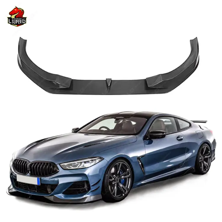 Clearance !AC Style carbon fiber Front lip For BMW 8 Series G14 G15 Front lip body kit