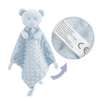 Doudou de Sécurité Bébé, Serviette Apaisante en Peluche Douce, Lingette Confort en Velours Corail pour le Sommeil du Nourrisson et du Jeune Enfant