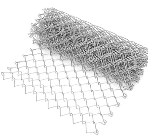 Wholesale Yuking High Quality Galvanized Chain Link Fence <b>Mesh</b> in 4ft-10ft Sizes 1mm-4mm <b>Wire</b> Gauge Variety Heights - Product Image 2