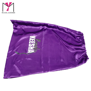 Braids by KEEsha T Type Long Satin <b>Bonnet</b> For Adults Purple Fashion Headwear With Heat Transfer Printing - Product Image 5