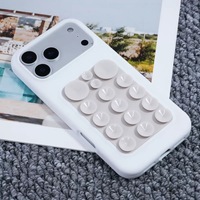 Coque en silicone à ventouse pour iPhone 17 Pro Max, accessoires de téléphone en gros, coque de téléphone à ventouse pour iPhone 15