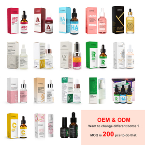 Private Label Anti-età idratante schiarente viso organico 20% vitamina <span class=keywords><strong>C</strong></span> siero siero di acido ialuronico - Product Image 2