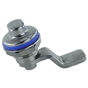 SW13シリンダーEMKAクォーターターンロック（ステンレス製衛生キャビネット用） - Product Image 1