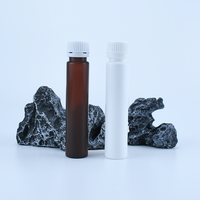 Bouteille de liquide oral tubulaire pharmaceutique en plastique de qualité alimentaire de 30ml Bouteille en PP Bouteille en plastique à long tube avec couvercles inviolables