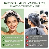 Shampoo colorant capillaire liquide sans ammoniaque pour couvrir les cheveux gris, renforcer les racines des cheveux, nourrir les mèches et prévenir la perte de cheveux