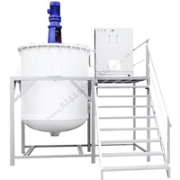 Cuve de mélange PP à pression atmosphérique, corps résistant à la corrosion, agitateur à commande VFD, contrôle précis de la vitesse, mélange de produits chimiques