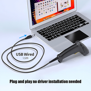 Bi-Directional Laser Máy Quét Mã Vạch Đầu Đọc Mã Vạch Không Dây Máy Quét Mã Vạch Với Máy In Không Dây - Product Image 3