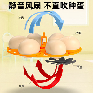 Incubateur d'œufs intelligent 6 œufs, retournement automatique, affichage numérique, pour l'éclosion des poussins, usage domestique, avec isolation, prêt pour l'hiver - Product Image 3