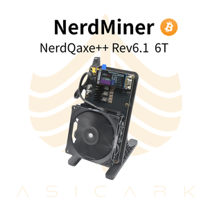 ASICARK |   Высокопроизводительный NerdMiner NerdQaxe++ Rev6.1 6T 100W: Энергосберегающий, компактный, удобный для начинающих, лотерейный майнер - Product Image 1