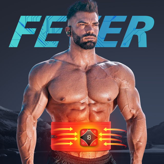Multi Modes Abdominal Fat Burning Belt Vibration with Heat Massage Pro Slimming Belt Waist Vibrator Weight Reducing Apparatus