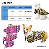 Hersteller-Großhandel: Halloween-Haustierumhang, Hundekostüm aus Polyester mit individuellem Muster für Katzen und kleine Hunde, Festtagsbekleidung