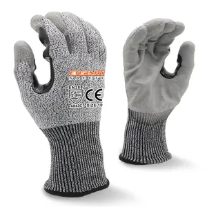 ENTE SAFETY Daumen verstärkter Schutz Hand PU-beschichtete Anti-Schnitt-Schutz handschuhe