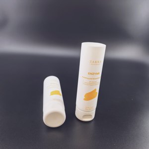Tube souple vide en plastique de 45 ml et 50 ml, Ø35 mm, à remplir par l'extrémité, pour emballage de masques de soin du visage, tube rond avec bouchon à clapet orientable - Product Image 4