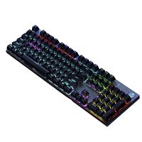 OEM ODM GK400F Gaming Keyboard Mechanical Brown Switch Full Size 104 Keys Wired Keyboard AntiGhosting 20 LED Backlight Modes Erg