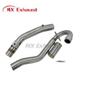 Tubo de tuyau de liaison avant d'échappement de silencieux de moto pour H * onda CRF150 CRF230 CRF250 CRF230F 2003 - 2016 - Product Image 1