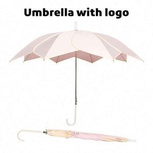Parapluie de golf personnalisé en promotion, cadeau d'affaires, impression de logo publicitaire, parapluie droit coupe-vent et imperméable pour la pluie - Product Image 3