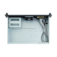 Vente directe d'usine, châssis de rack 2U, microATX, ordinateur de bureau en acier et plastique avec ventilateur, 4 emplacements PCI/PCIe, service OEM/ODM personnalisé