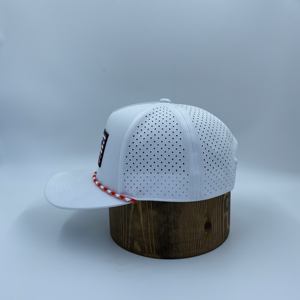 野球帽PVCパッチロープハット5パネルパフォーマンスゴルフキャップハットカスタムロープ付きフレームハット - Product Image 4