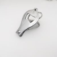 Ouvre-orteil à main pliable avec impression vierge, porte-clés, ciseaux à ongles, coupe-ongles avec ouvre-bouteille.