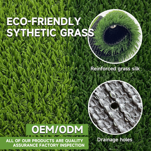 30 mét không infill bóng đá tổng hợp cỏ trực tiếp nhà sản xuất <span class=keywords><strong>fibrillated</strong></span> cỏ nhân tạo - Product Image 3