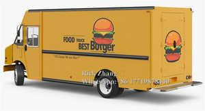 Camion de nourriture électrique de voyage rapide OEM, chariot à glaces, chariot à hot-dogs, camion à café, remorque avec équipement de cuisine, congélateur, nourriture en collation - Product Image 3
