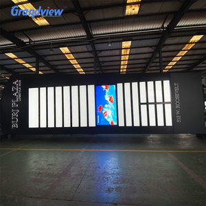 Panneau publicitaire GRANDVIEW GV-007, écran vidéo numérique LED extérieur, panneau de station-service éclairé en aluminium, étanche, avec SDK OEM - Product Image 3