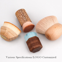 Pinceaux de maquillage en bambou et bois WeWood du Vietnam, avec logo personnalisé, pour le visage, la poudre, le fond de teint, le blush