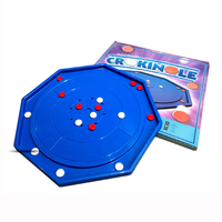 Jeu de curling de bureau avec 28 pièces d'échecs, crokinole canadien