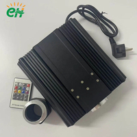 Moteur d'éclairage LED RVB 75W à fibres optiques pour ciel étoilé scintillant, source lumineuse pour plafond de cinéma maison et salle de théâtre, étoiles du ciel nocturne