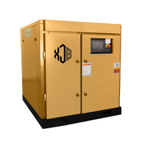 Compresor de Aire de Tornillo de Dos Etapas XJB Eficiente, Presión Media/Alta 55/37/75 kW, 50/75/100 6/7/8/10/13/16 bar, Bajo Ruido, con Lubricación por Aceite