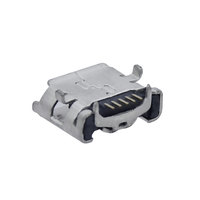 Connecteur USB Micro 2.0 Type B Femelle KANDENS 5 Broches Droit ou Coudé SMT SMD 90 Degrés Mini USB Receptacle à Angle Droit
