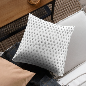 Funda de Cojín de Algodón Estampada a Mano con Diseños Florales para Decoración Clásica, Funda de Almohada Decorativa - Product Image 1