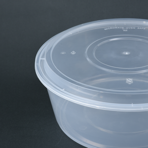 Contenitore trasparente per alimenti in plastica tonda 4000ML contenitore per la casa e la cucina contenitori ciotola con coperchi - Product Image 3
