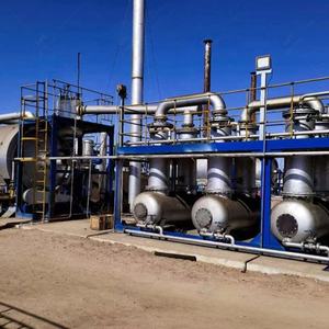 Planta de pirólisis de tipo continuo para reciclaje de neumáticos Convierte neumáticos de desecho en aceite con componentes de núcleo de caja de cambios de bomba de motor - Product Image 2