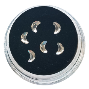 Pierres précieuses pour dents ZZSU - 6 cristaux SWARO en forme de lune, modèle SD-WE55S pour la décoration intérieure - Product Image 1