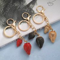 Leuke Aardbei Sleutelhanger Tas Bedels Handtas Bedels Voor Portemonnees Sleutelhangers Accessoires Voor Vrouwen Valentijn Geschenken